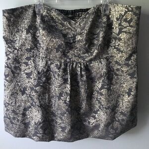 Lane Bryant jacquard sleeveless sweetheart neckline top 28